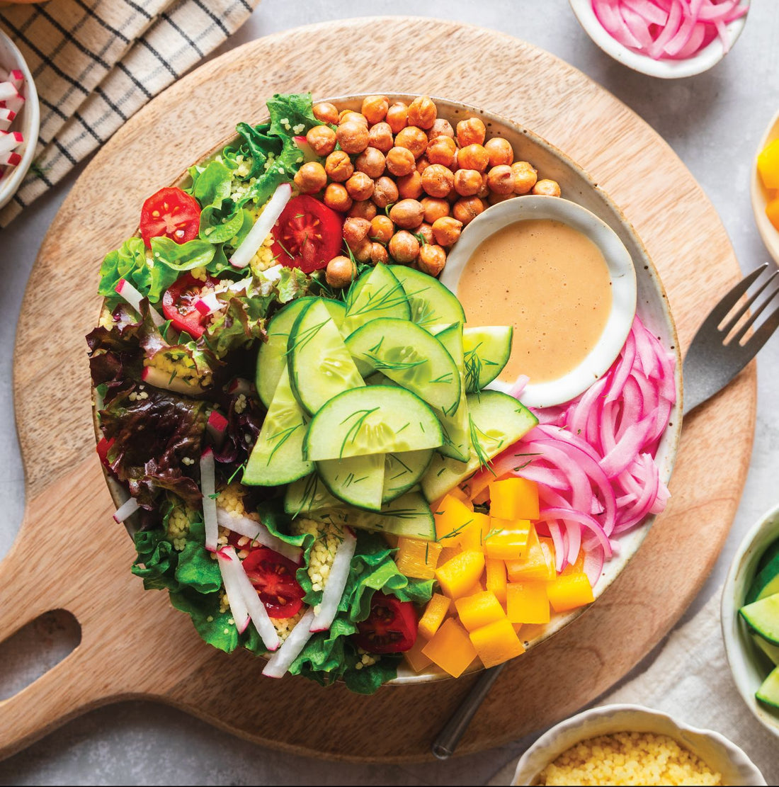 Dill Chickpea Salad