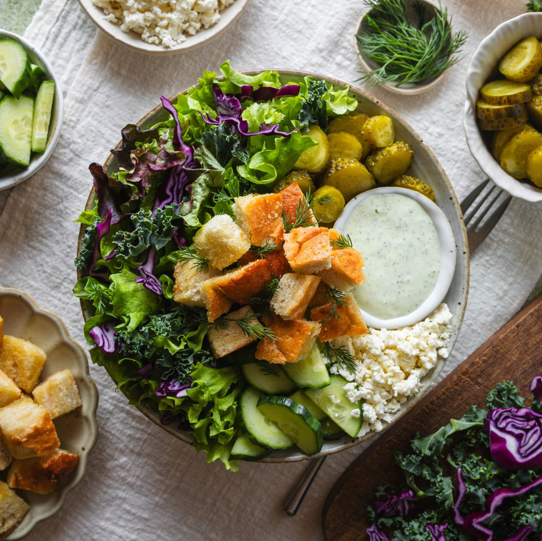 Dill Pickle Salad