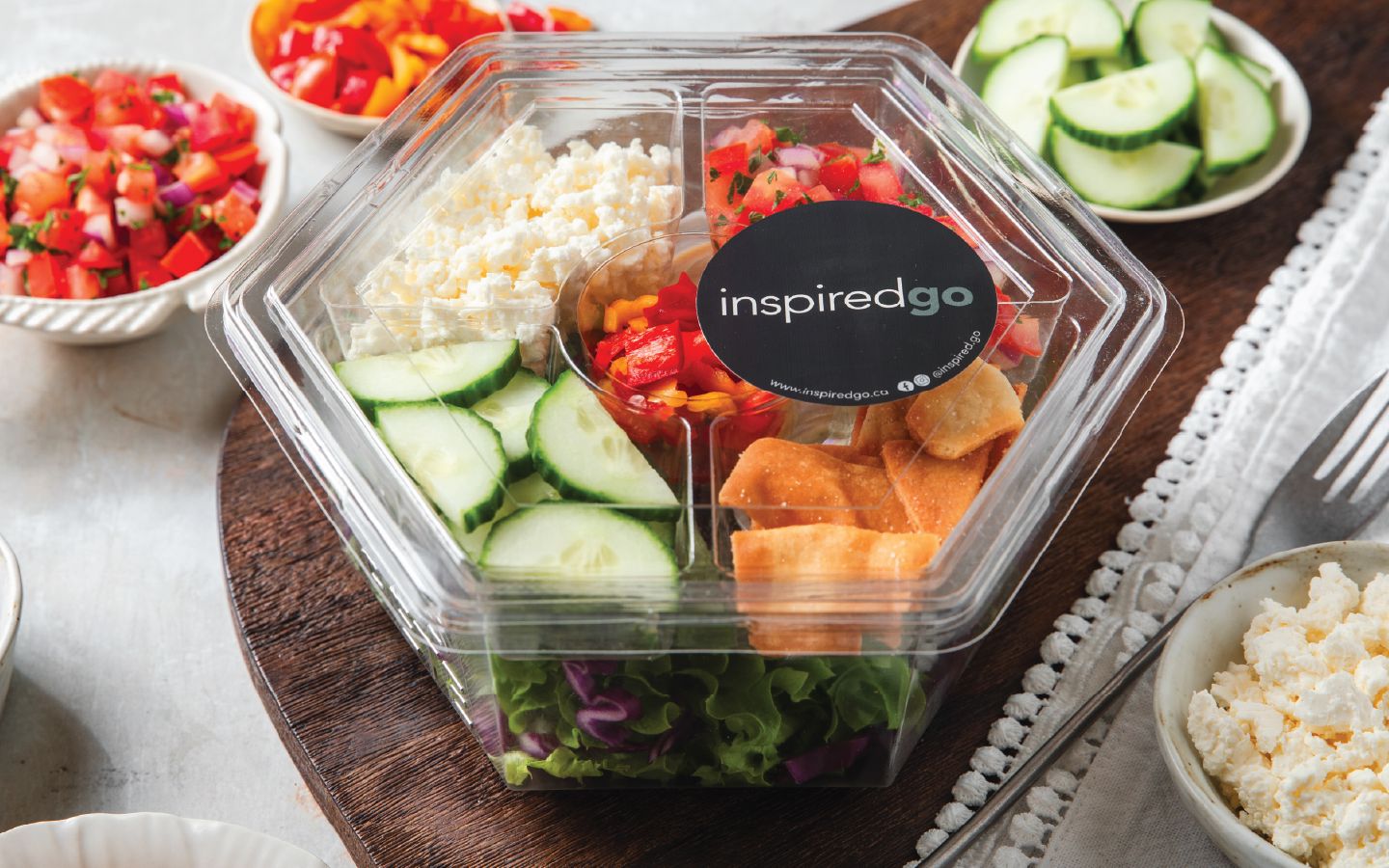 Loaded Pita Salad