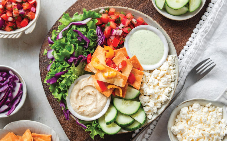 Loaded Pita Salad