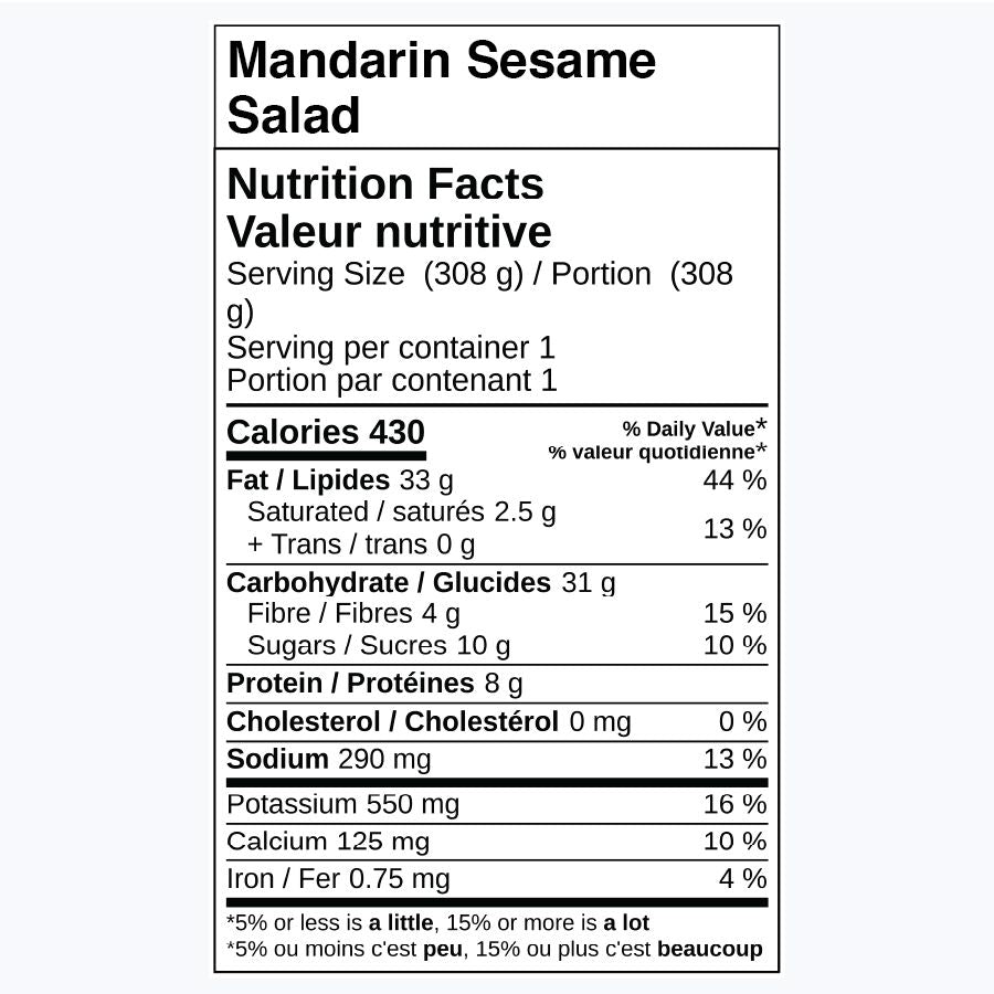 Mandarin Sesame Salad